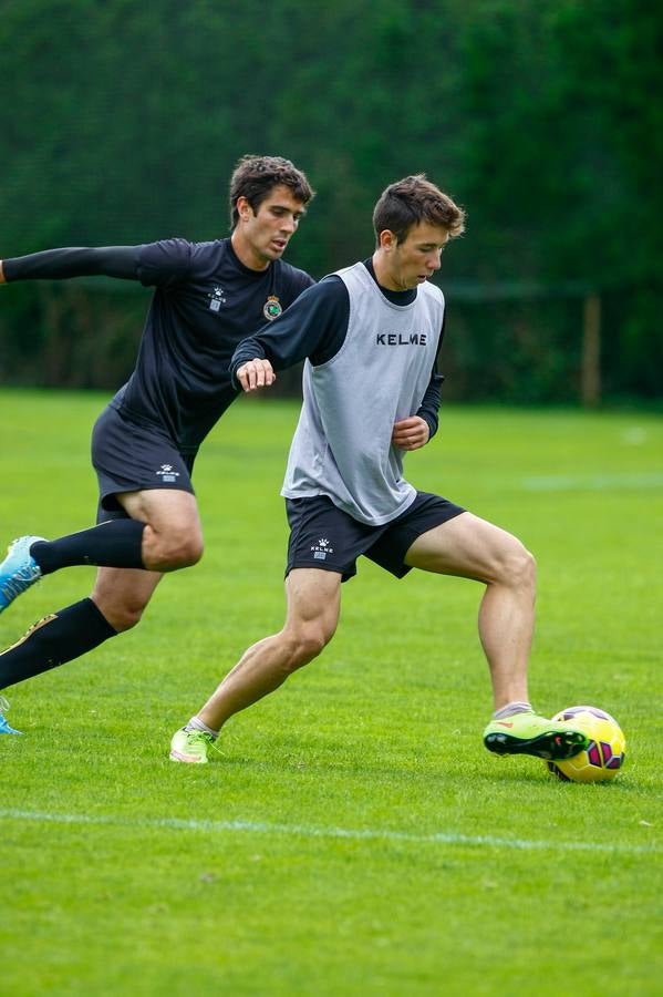 El Racing prepara el partido contra el Mallorca