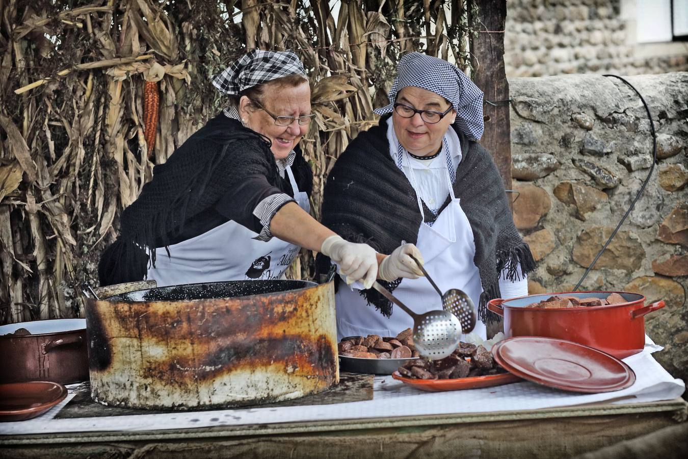 Feria de la alubia en casara de Periedo