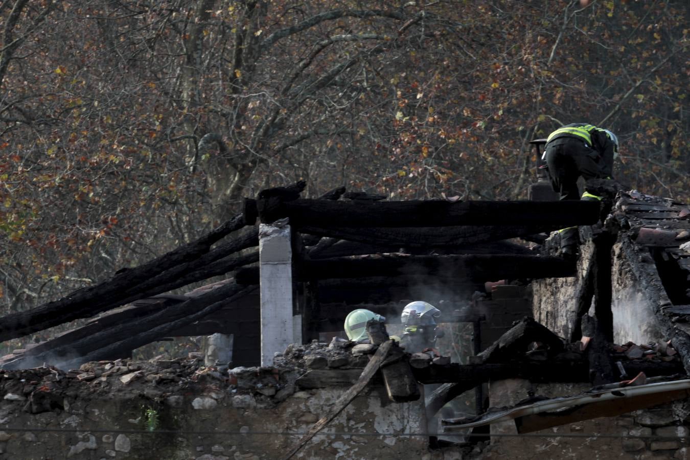 Incendio sin heridos en Guriezo