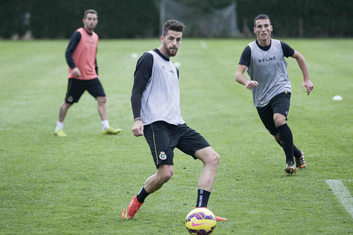 Entrenamiento del Racing en La Albericia