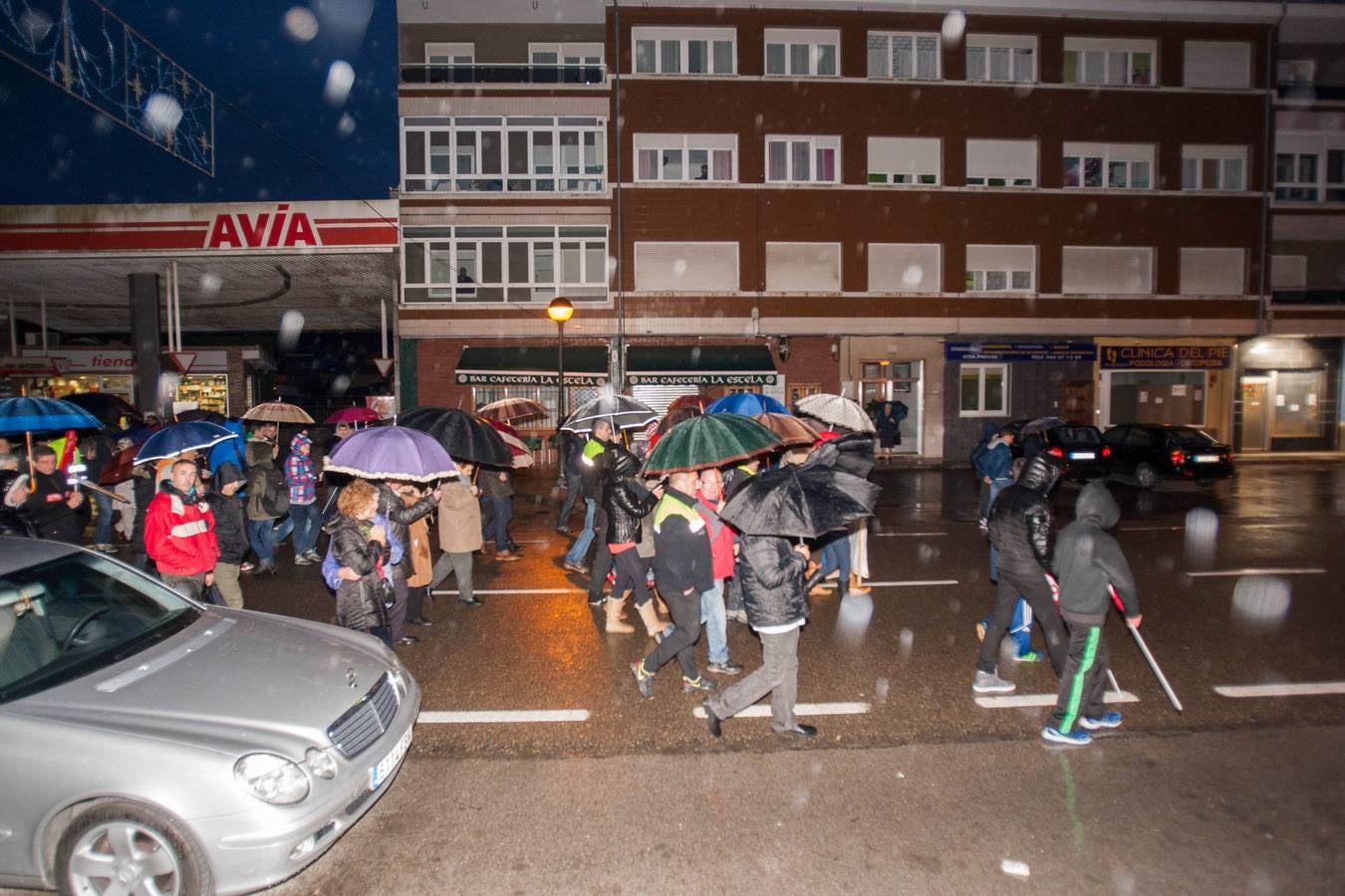 Manifestación en Renedo