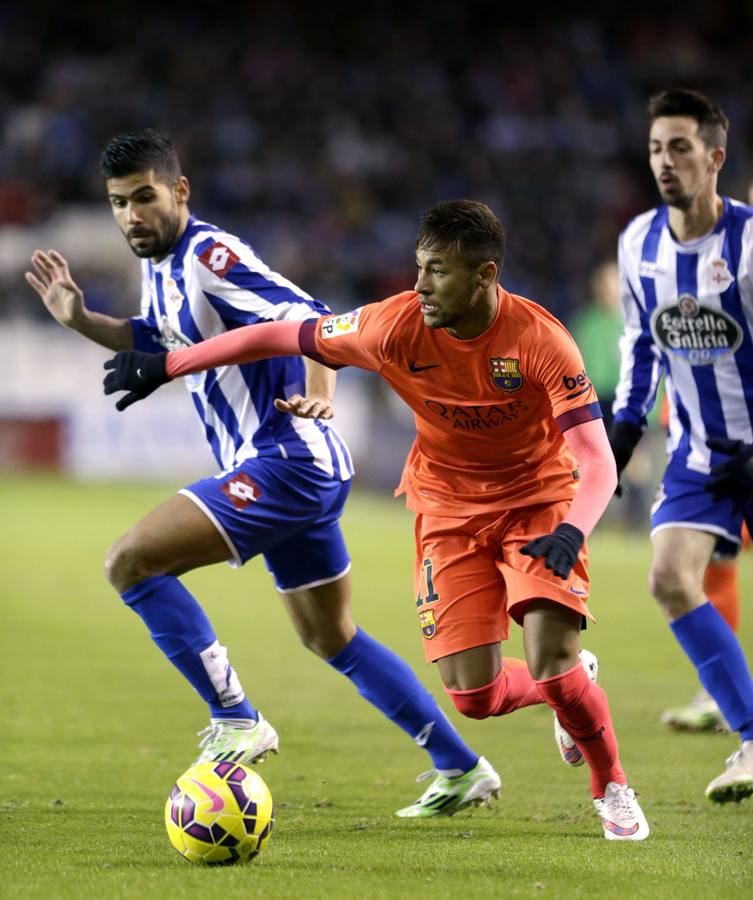 El Barça golea al Deportivo