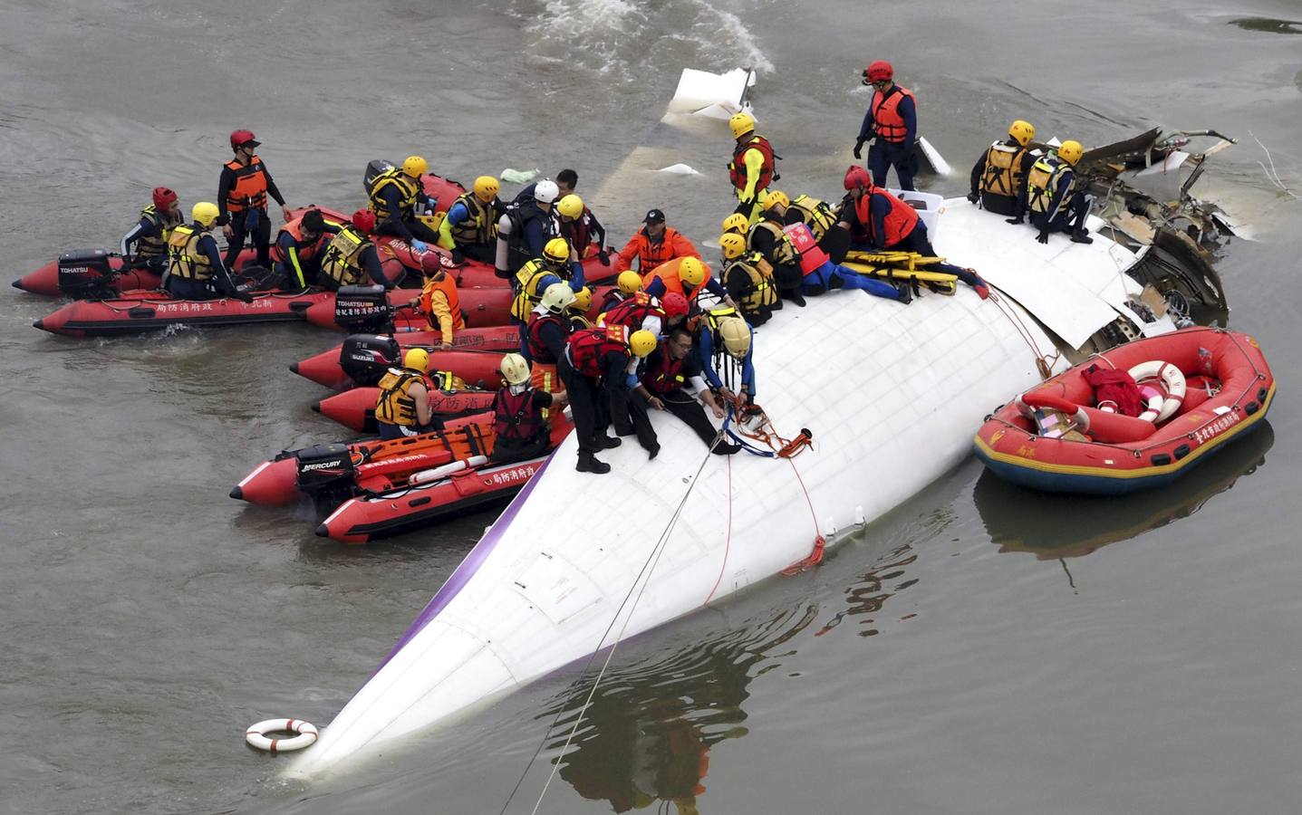 Accidente aéreo en Taiwan