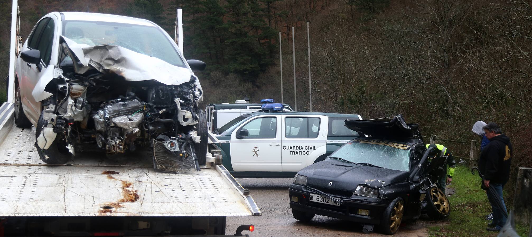 Accidente en Villafufre a la altura de La Presa