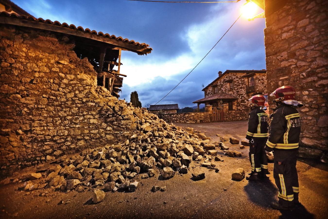 Derribada por el viento