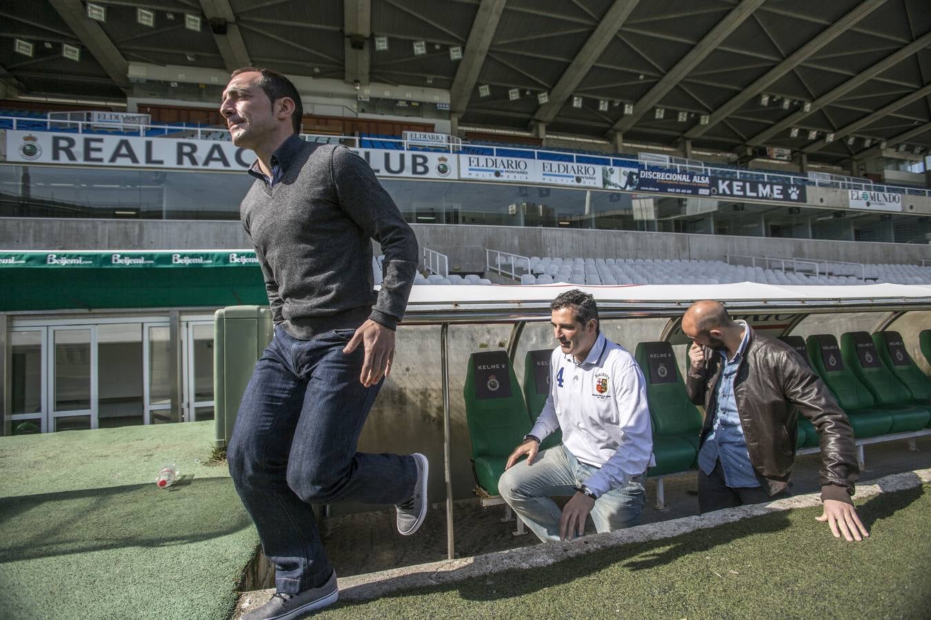 Presentación de Munitis y Colsa como entrenadores del Racing