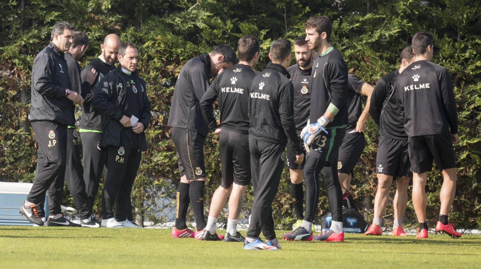 El Racing prepara el encuentro ante el Barcelona B