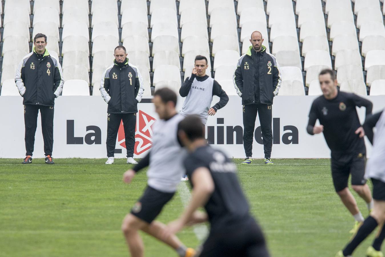 Entrenamiento en El Sardinero