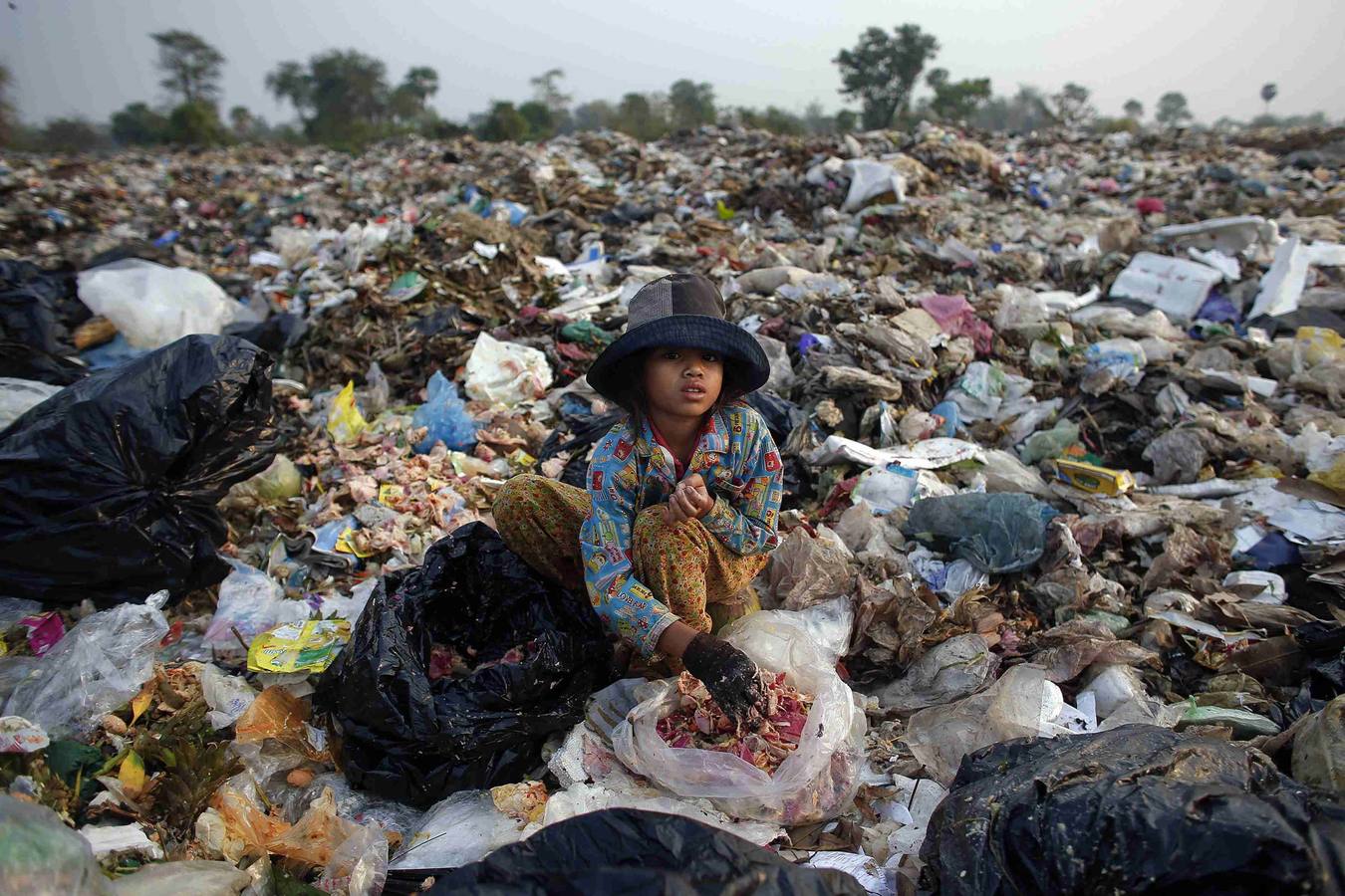 Vivir entre basura