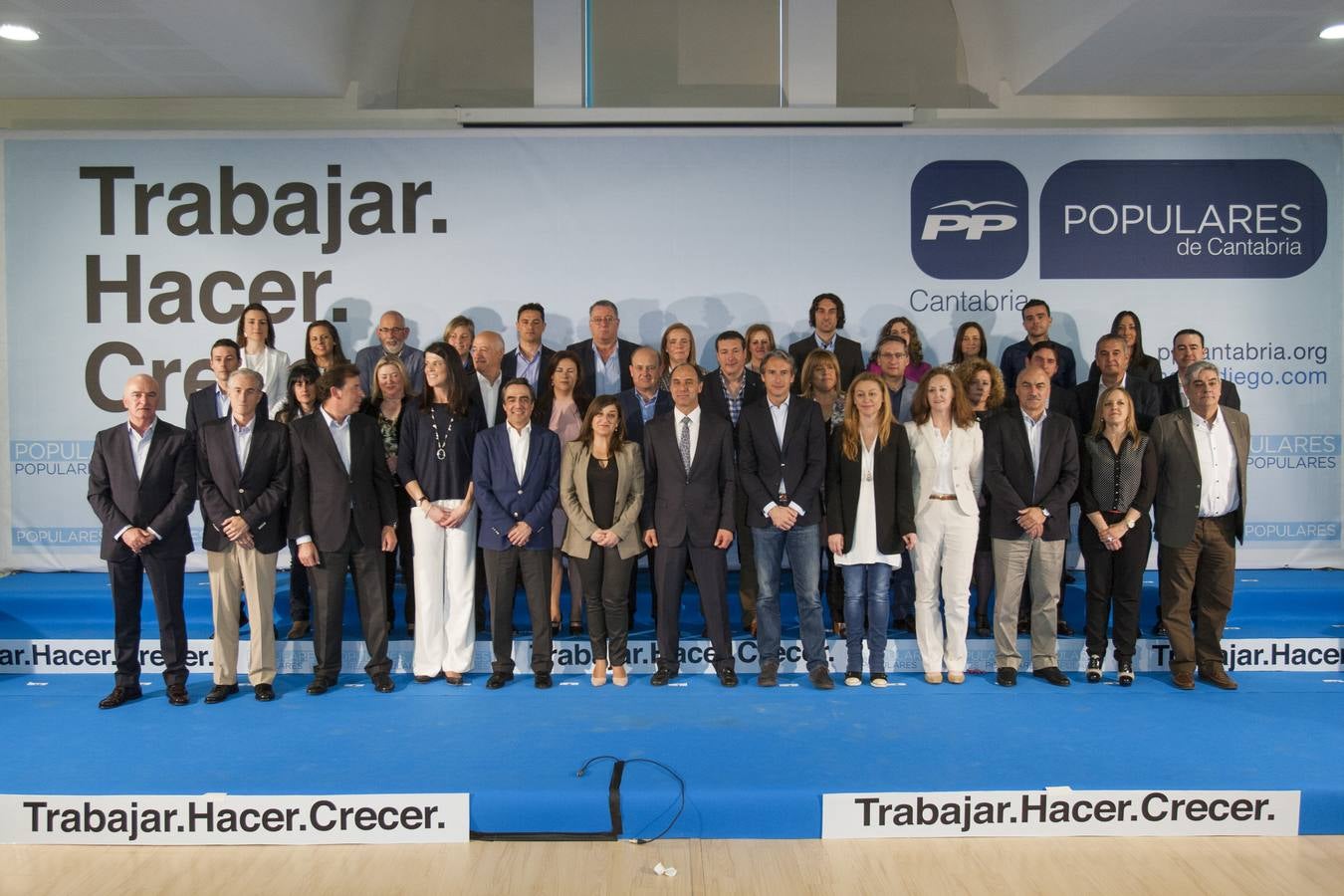 Presentación de los candidatos del PP al Parlamento