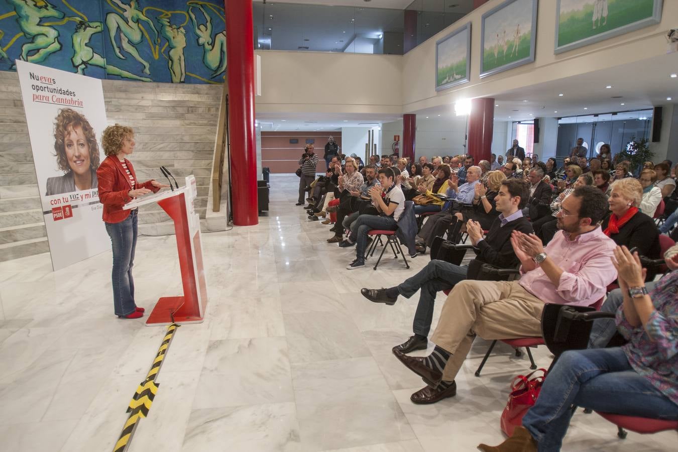 Presentación de la candidatura del PSOE al Parlamento