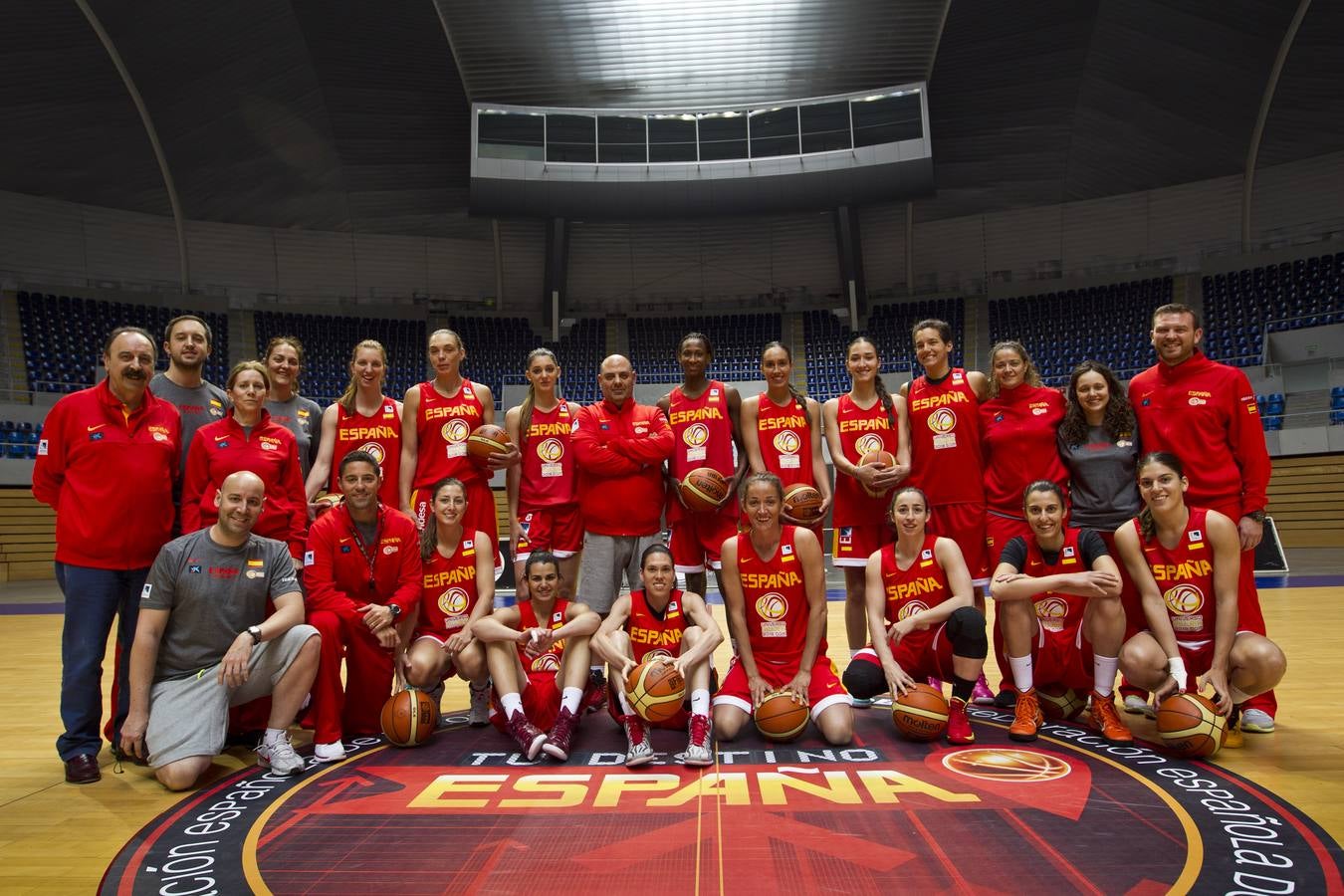 La selección de baloncesto prepara en Santander el europeo