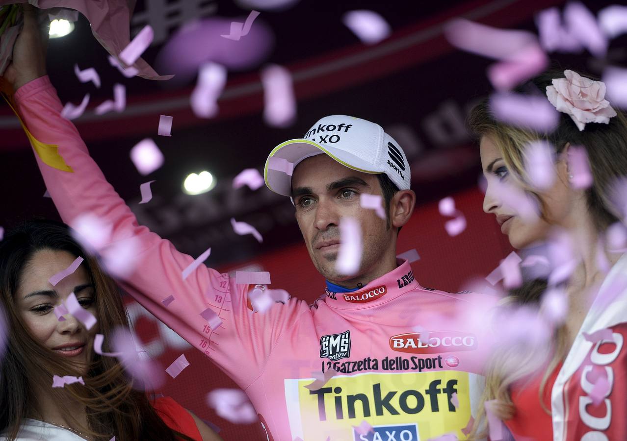 Contador supera la primera semana del Giro