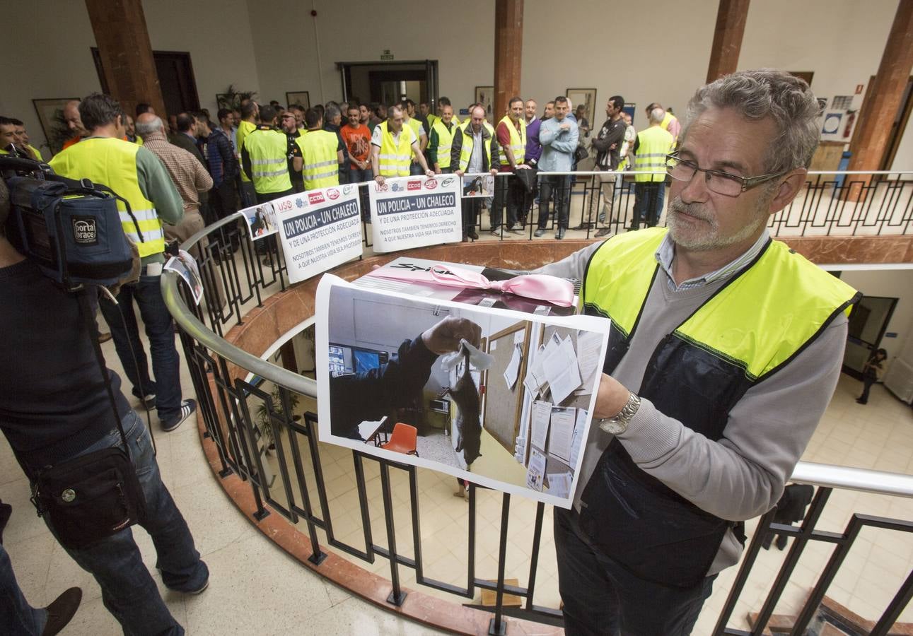 La Policía Local de Santander vuelve a protestar