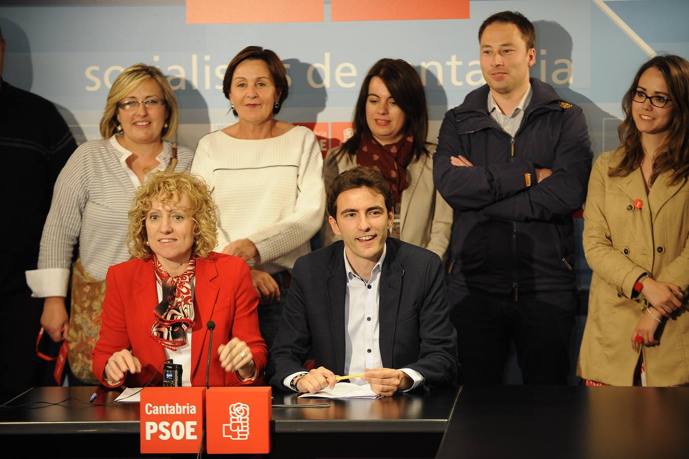 La noche electoral en el PSOE