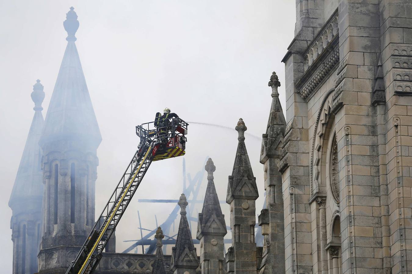 Destruida por el fuego