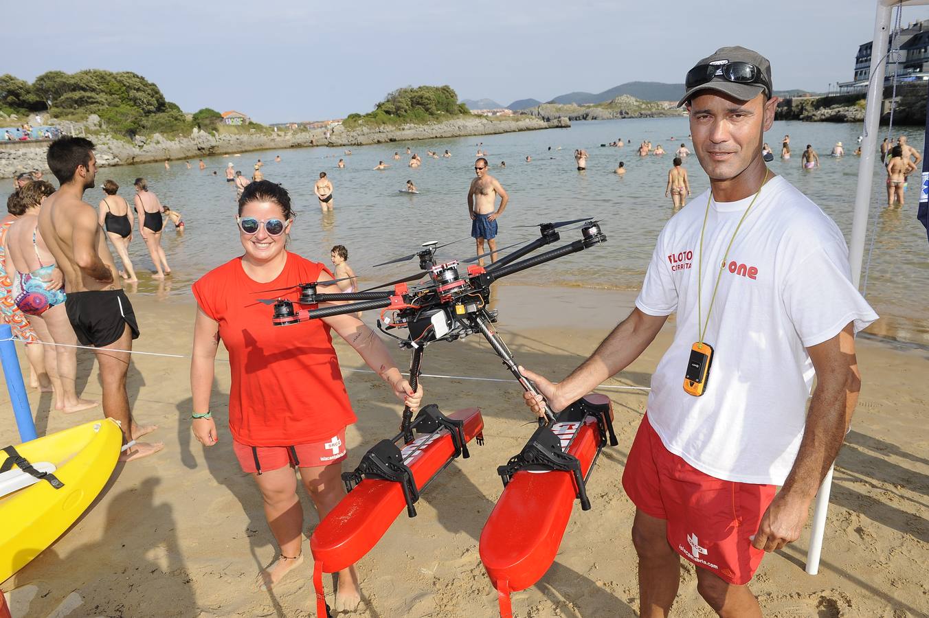 El dron socorrista de Isla