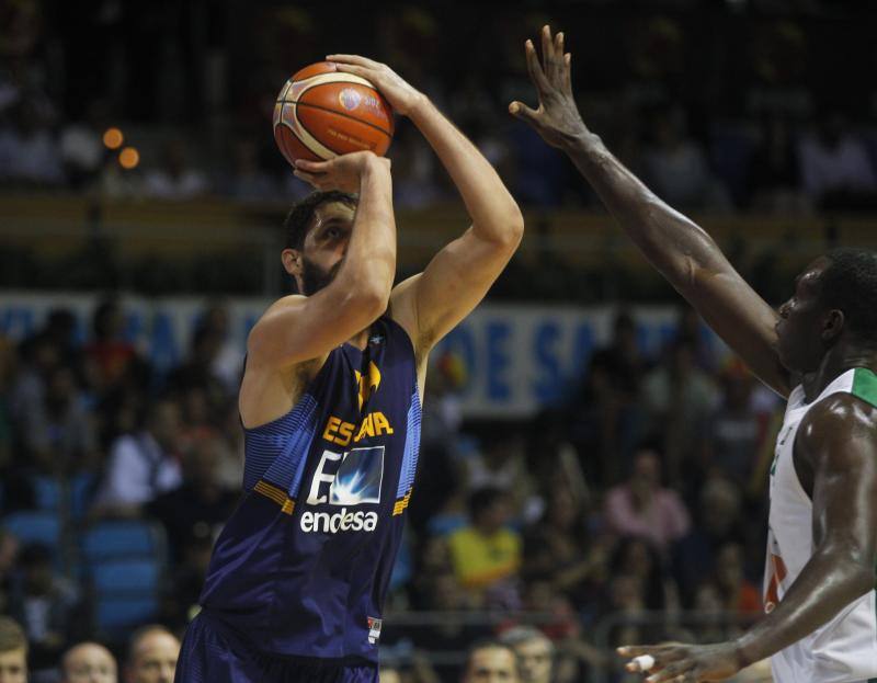 Partido de la Selección Española de Baloncesto frente a Senegal