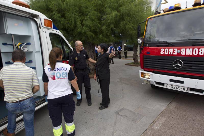 Así fue el dispositivo de los bomberos