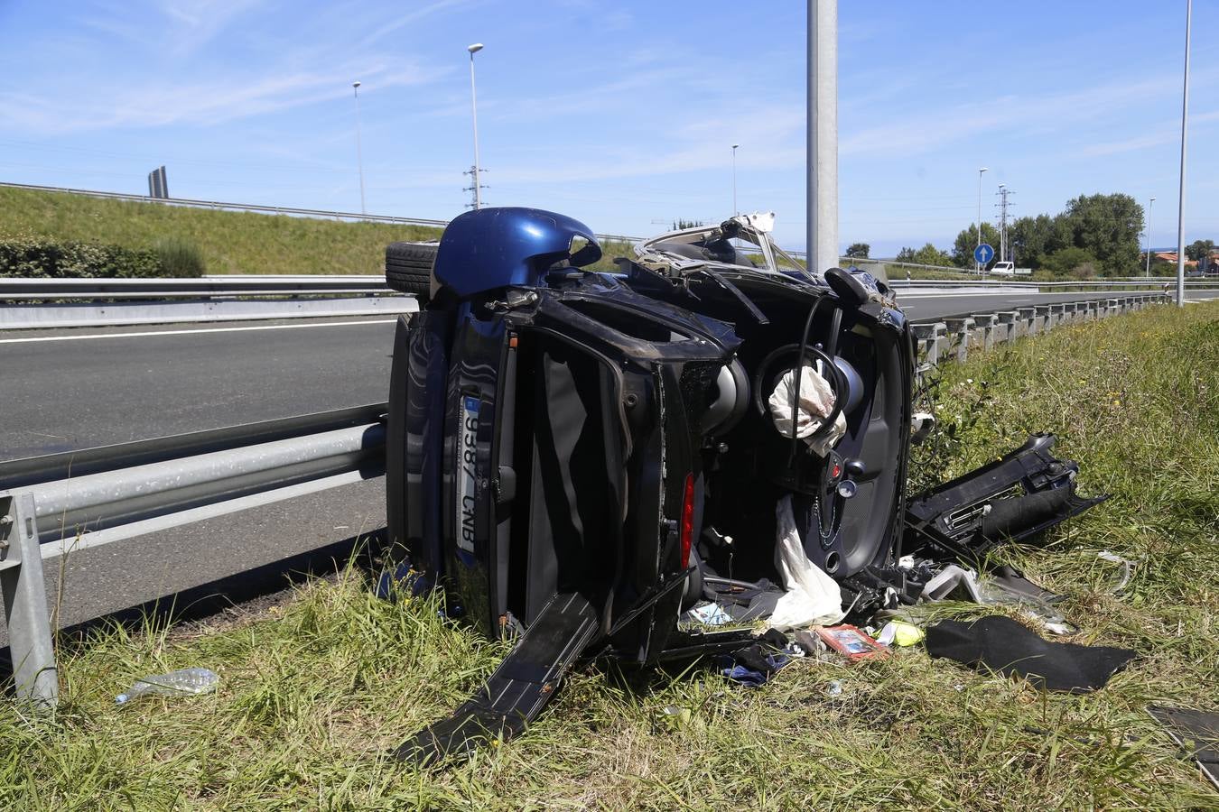 Aparatoso accidente en la S-20