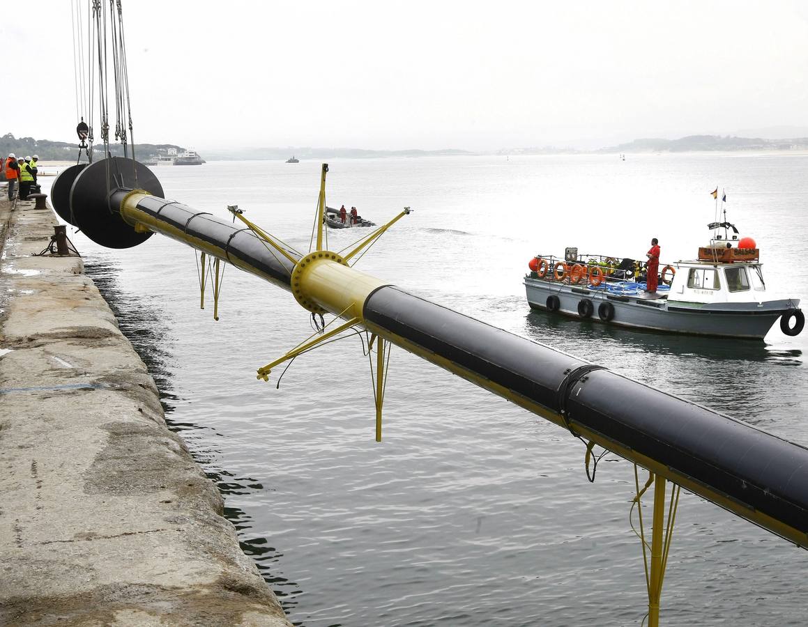 El mástil flotante de la Virgen del Mar