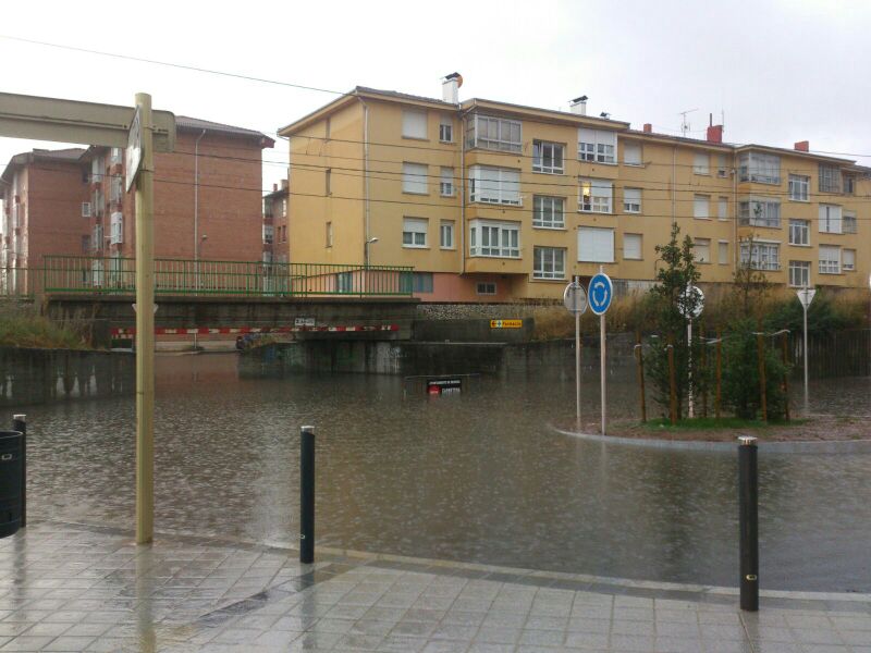 Reinosa, afectada por las lluvias