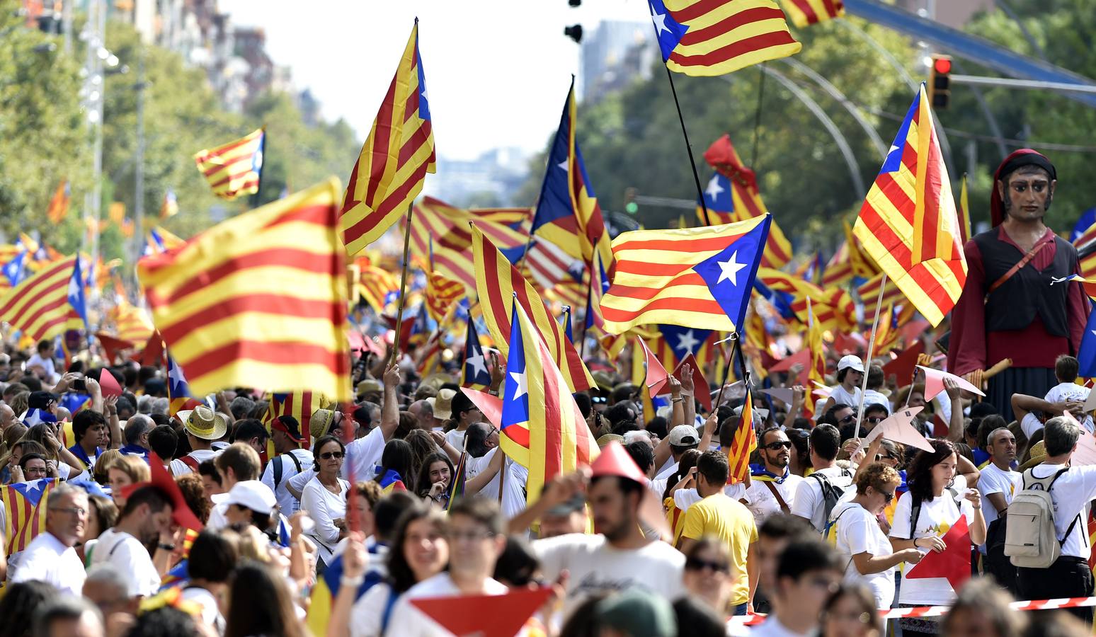 La jornada de la Diada, en imágenes