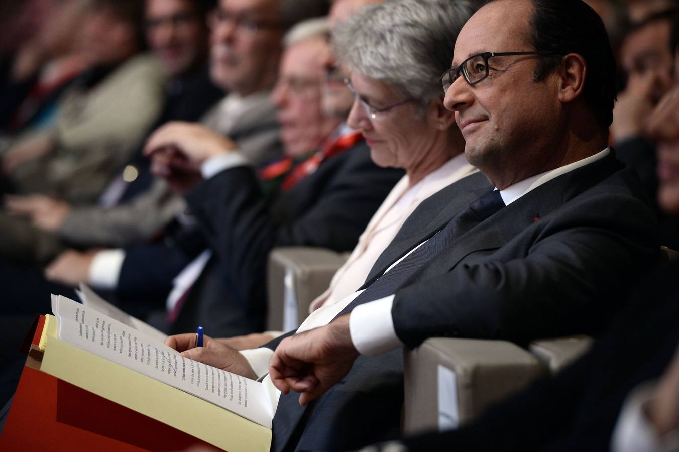 Francois Hollande en Nueva York