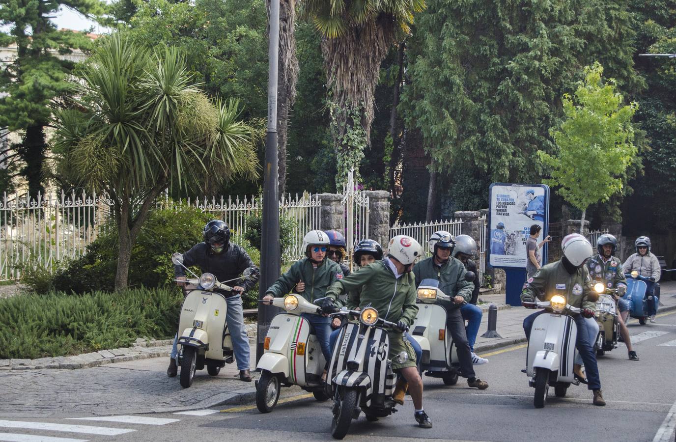 Quedada en Vespas, desde Astillero