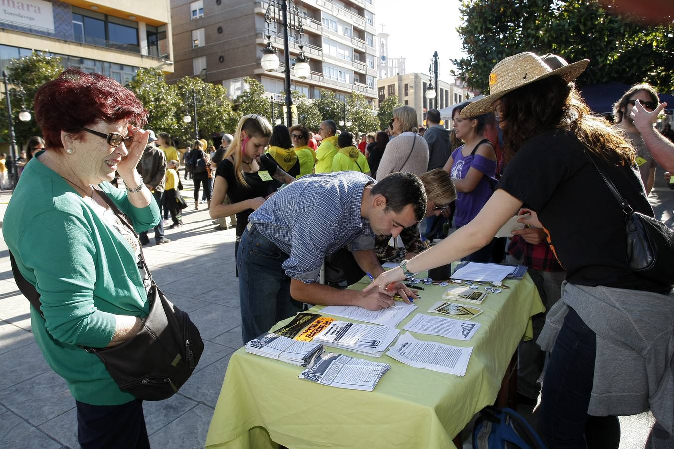 Mosaico humano frente al fracking