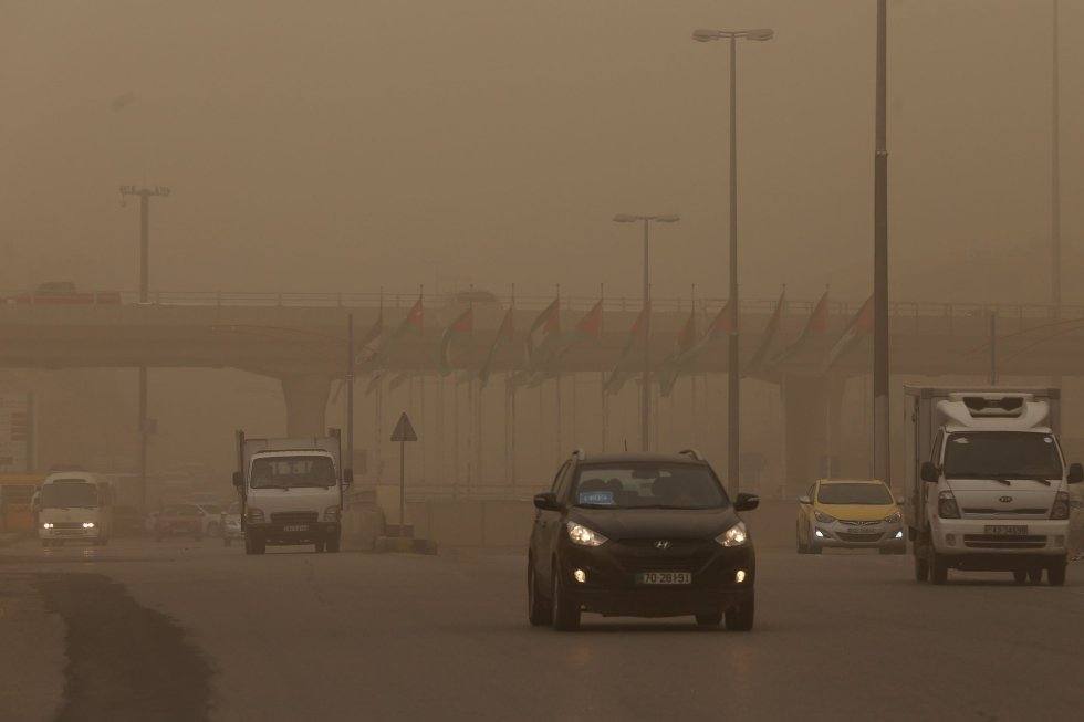 Tormenta de arena en Oriente Próximo