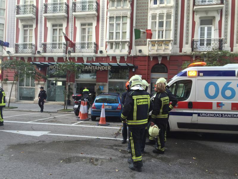 Incendio en un hotel de Calderón de la Barca