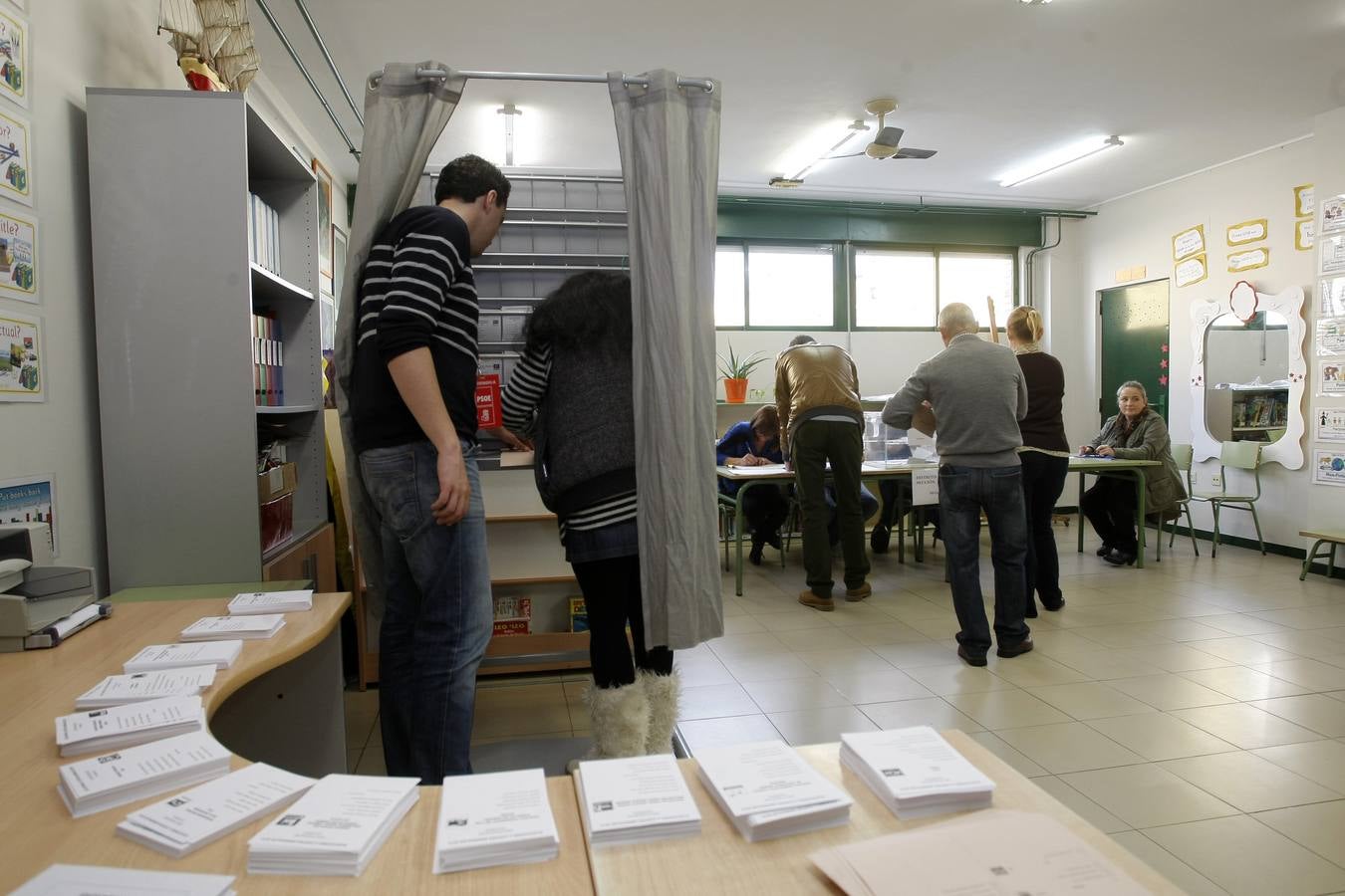 Jornada electoral en Torrelavega