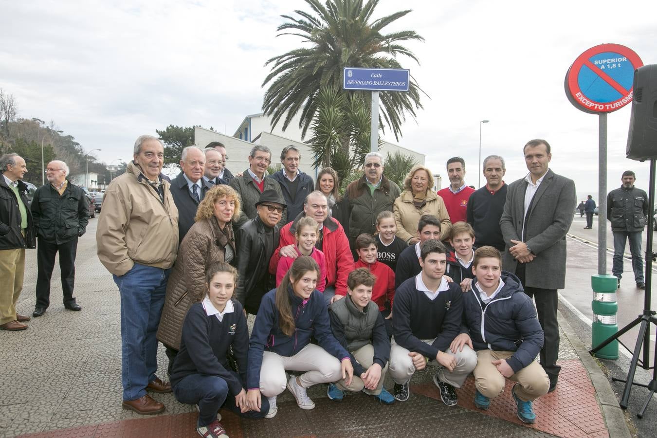 Ballesteros ya tiene su calle en Santander