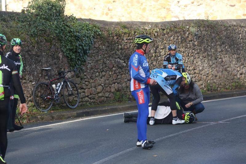 Accidente de ciclistas