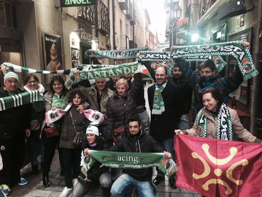 Los racinguistas disfrutan en Logroño