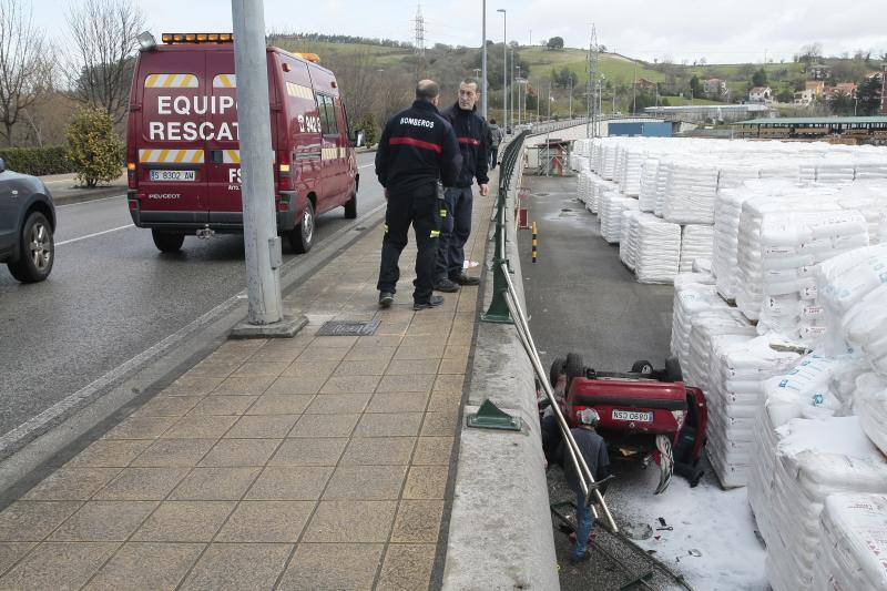 Aparatoso accidente en Torrelavega