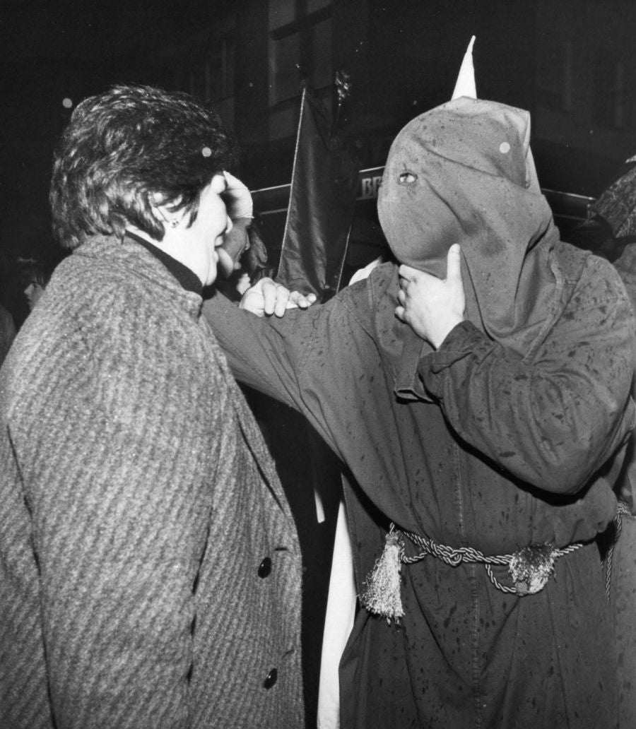 Antiguas procesiones de Semana Santa, en Santander