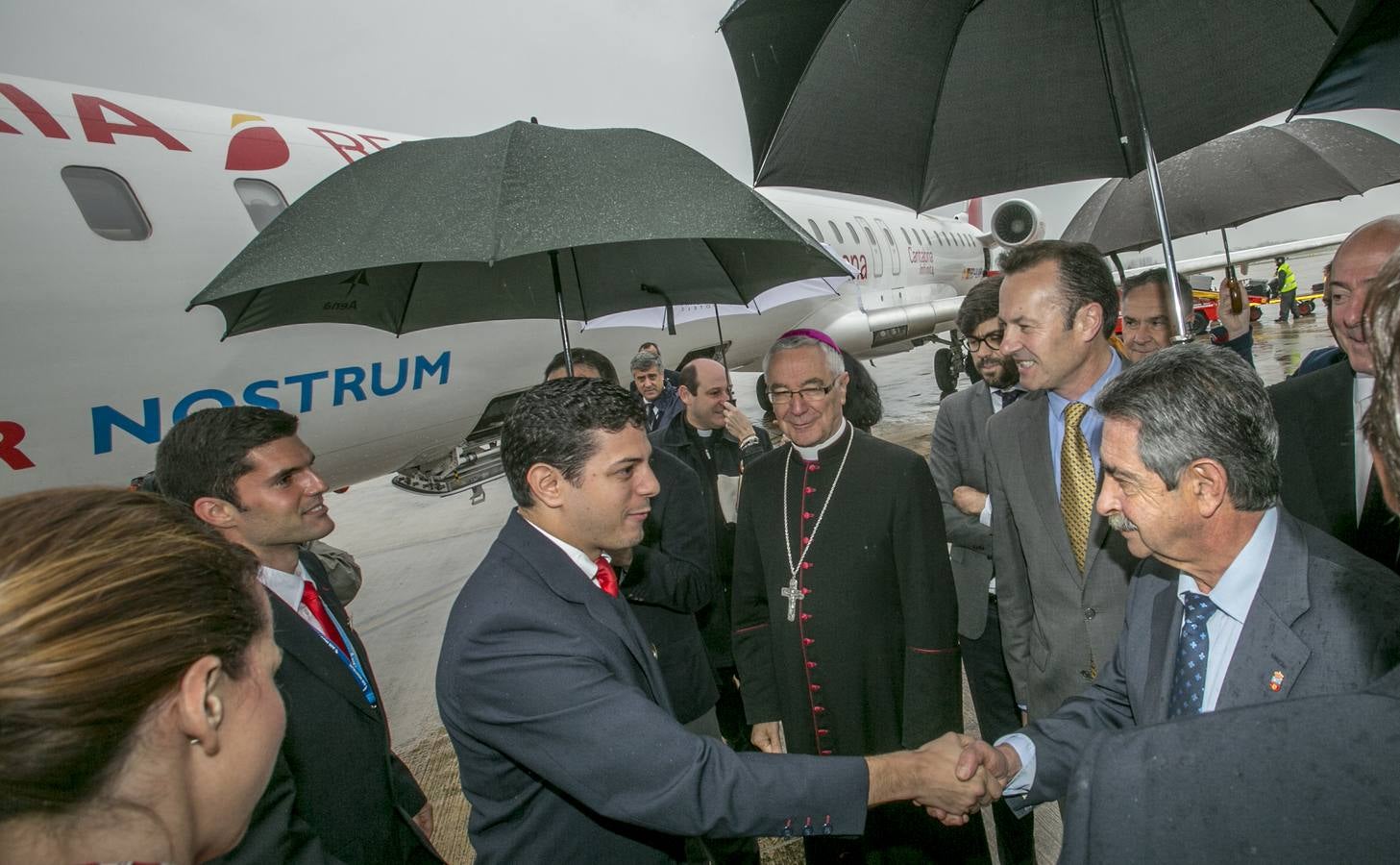 El avión del Año Jubilar Lebaniego