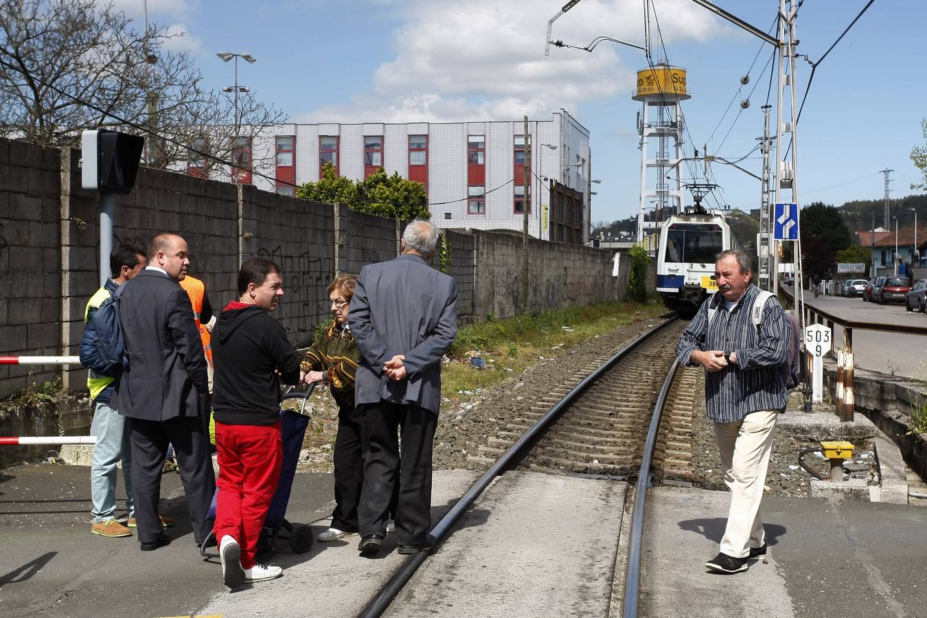 Muere una mujer en Torrelavega arrollada por un tren