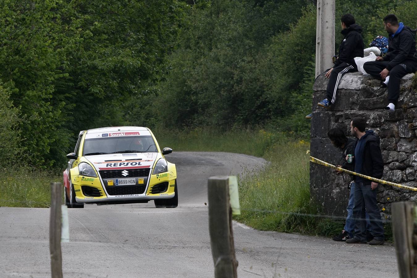 Últimos tramos del rally