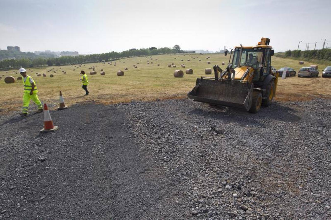 Acto simbólico de inicio de las obras del parque de La Remonta