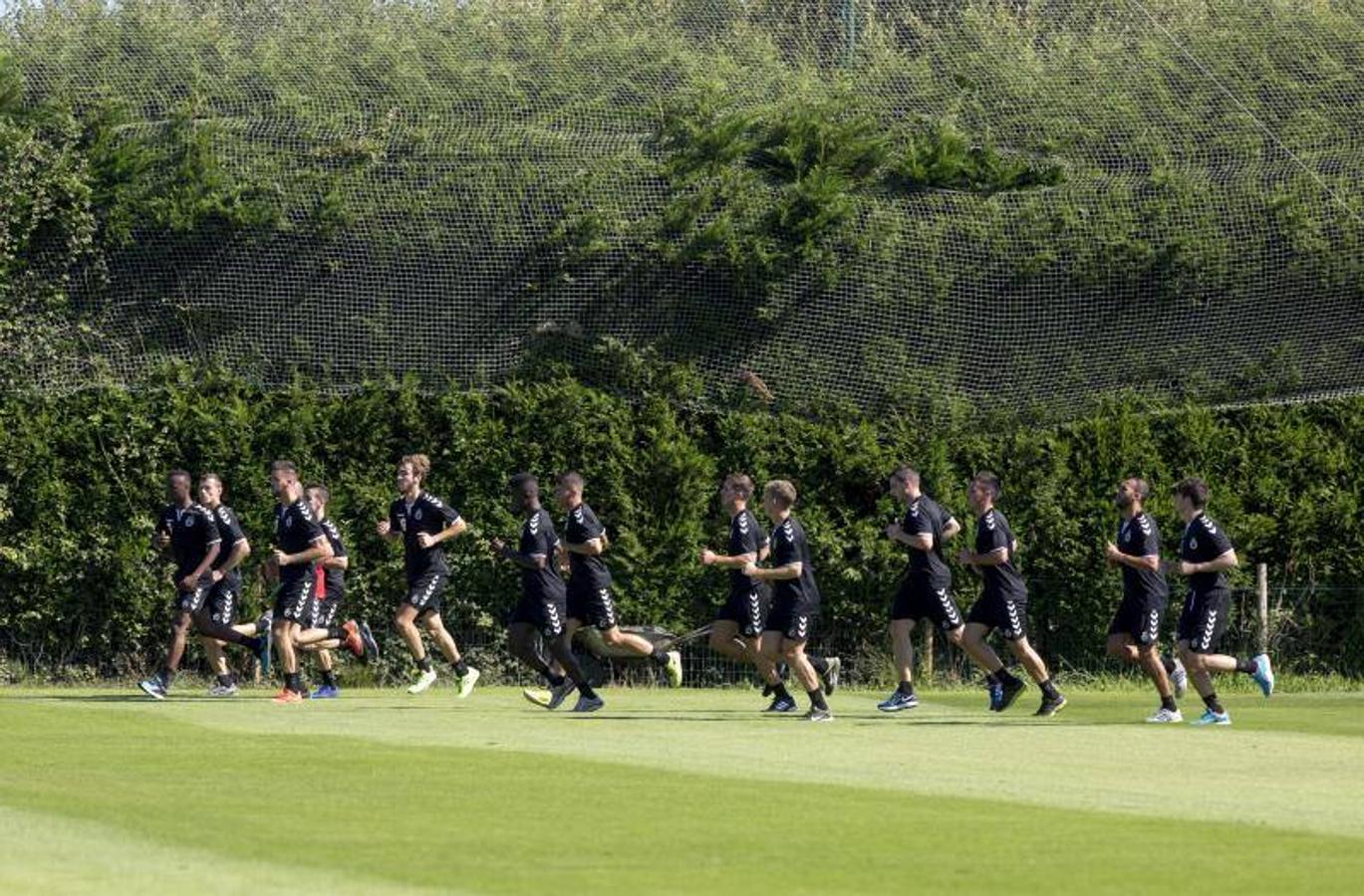 Entrenamiento del Racing, este viernes