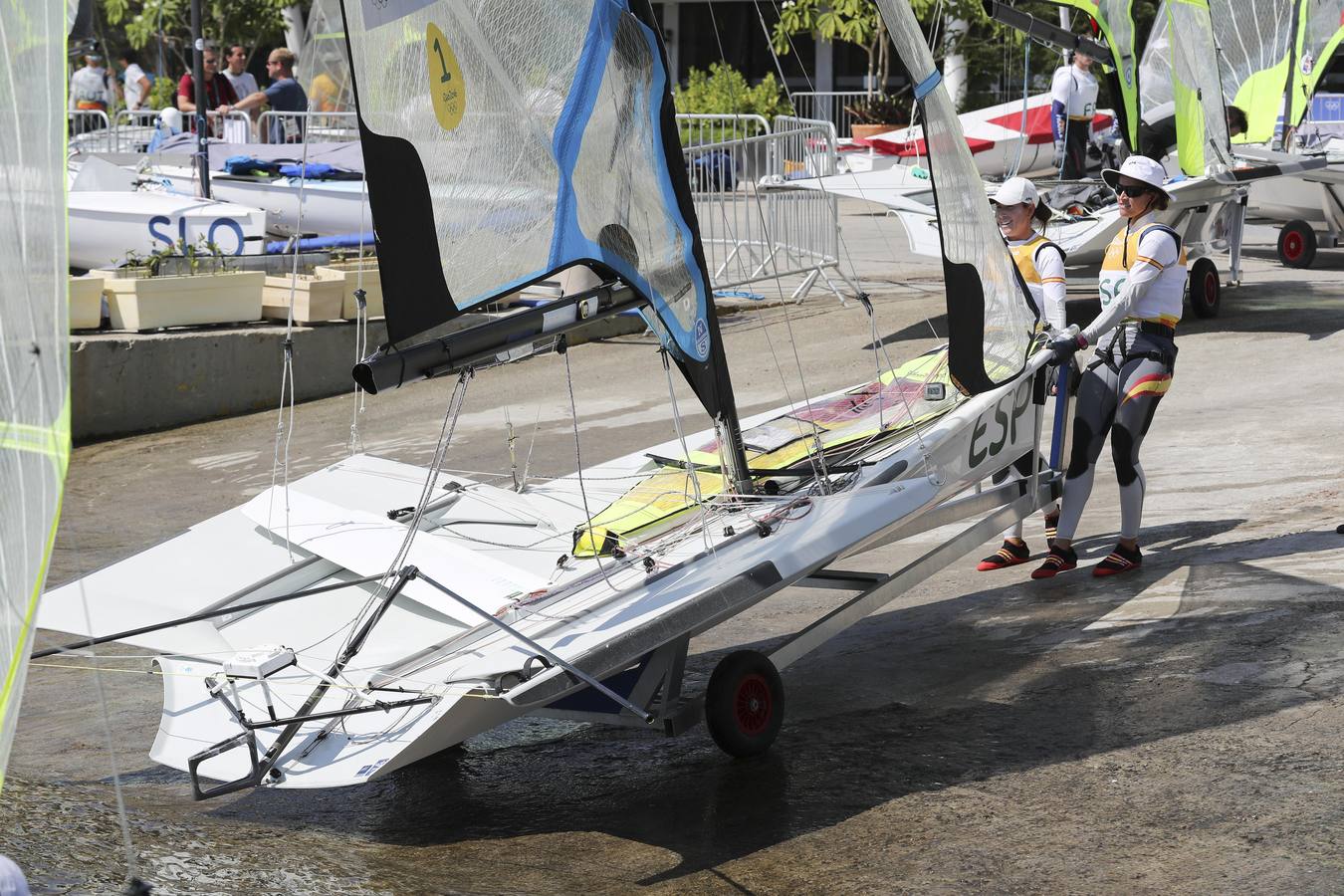 Berta y Tamara, a una regata del oro