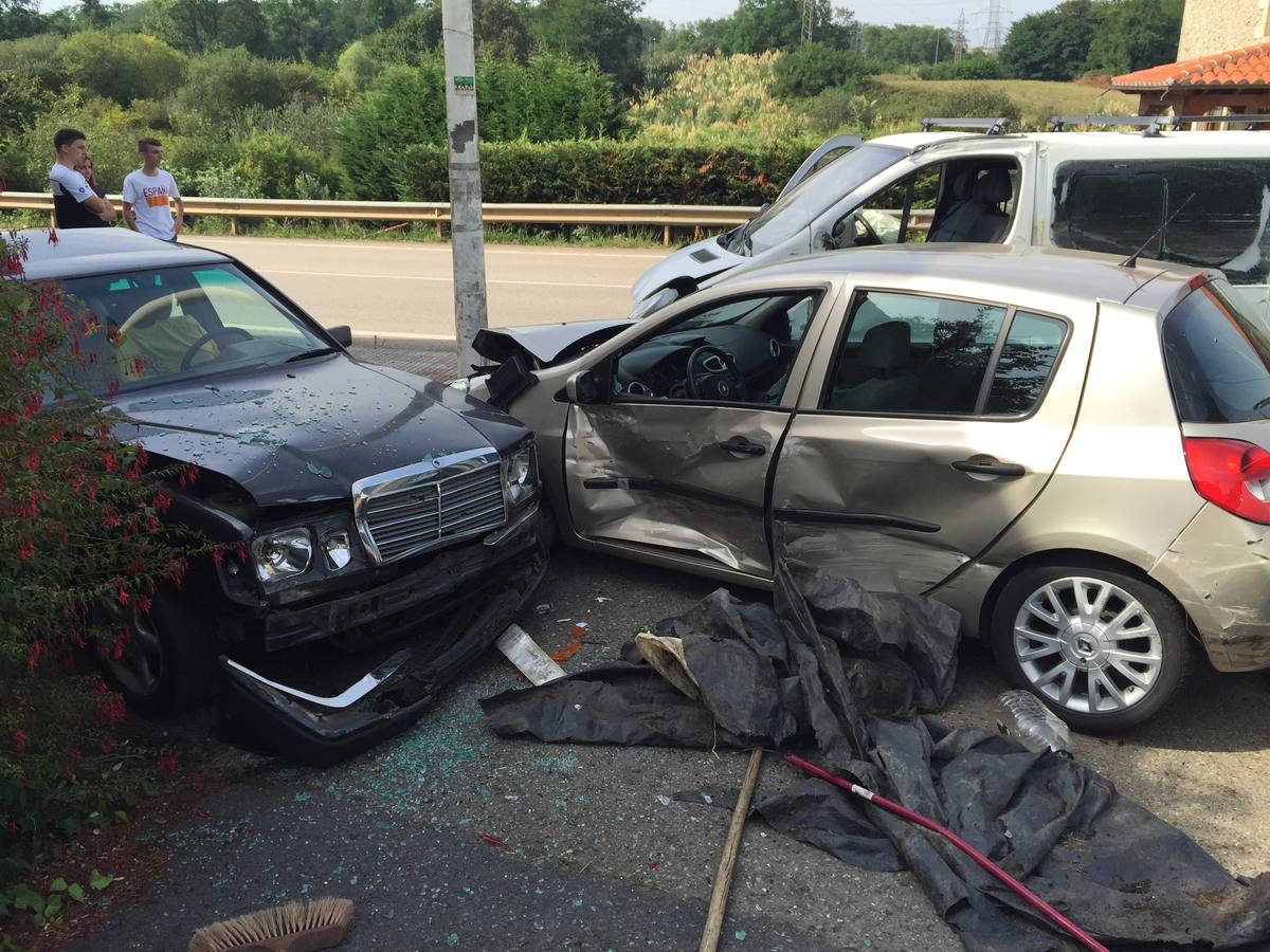 Accidente sin víctimas en Liaño
