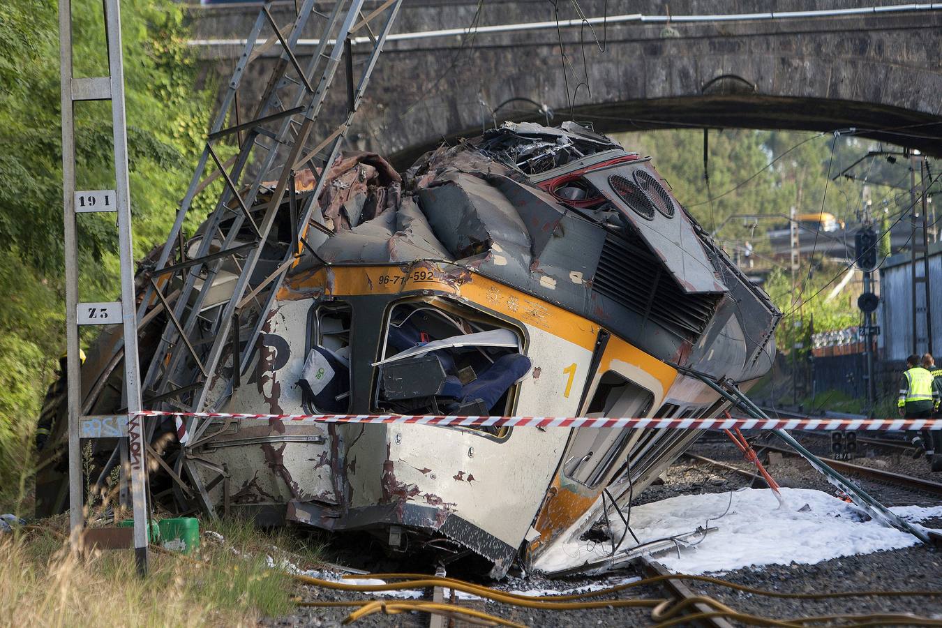 Accidente ferroviario en O Porriño