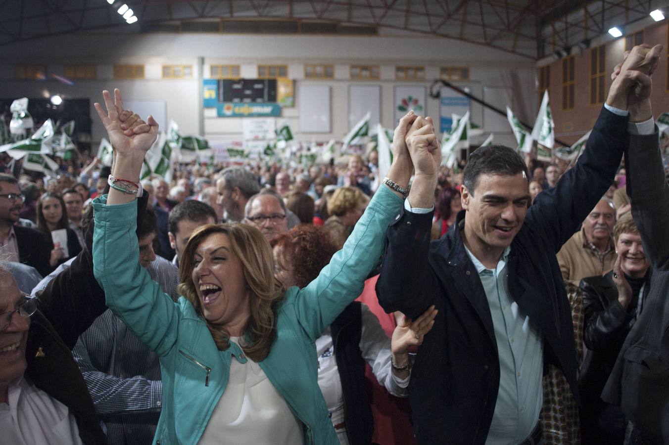 Las imágenes de Pedro Sánchez al frente de la secretaría general del PSOE