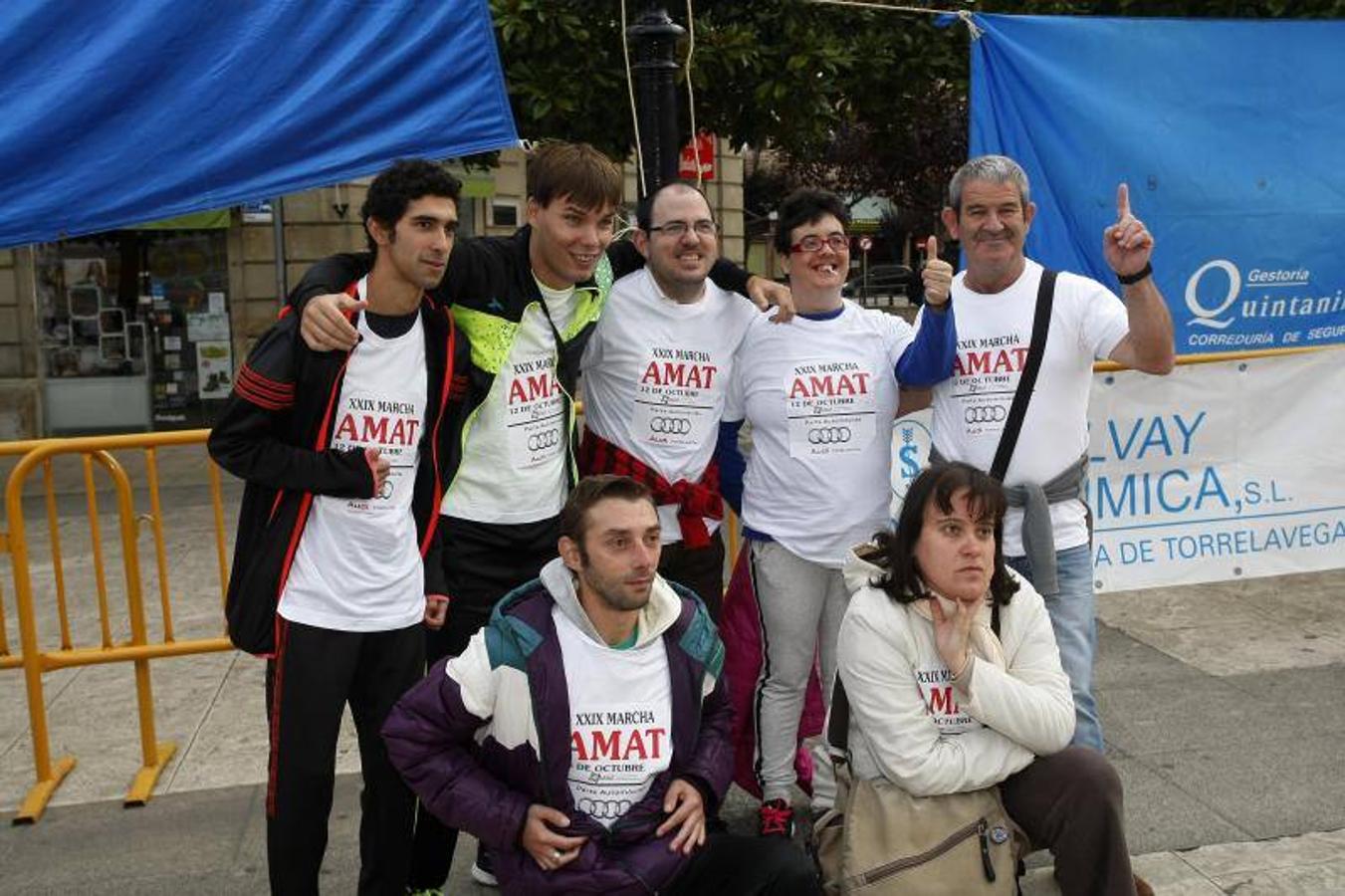 La Marcha de AMAT reúne a cientos de personas en Torrelavega para luchar contra la drogadicción