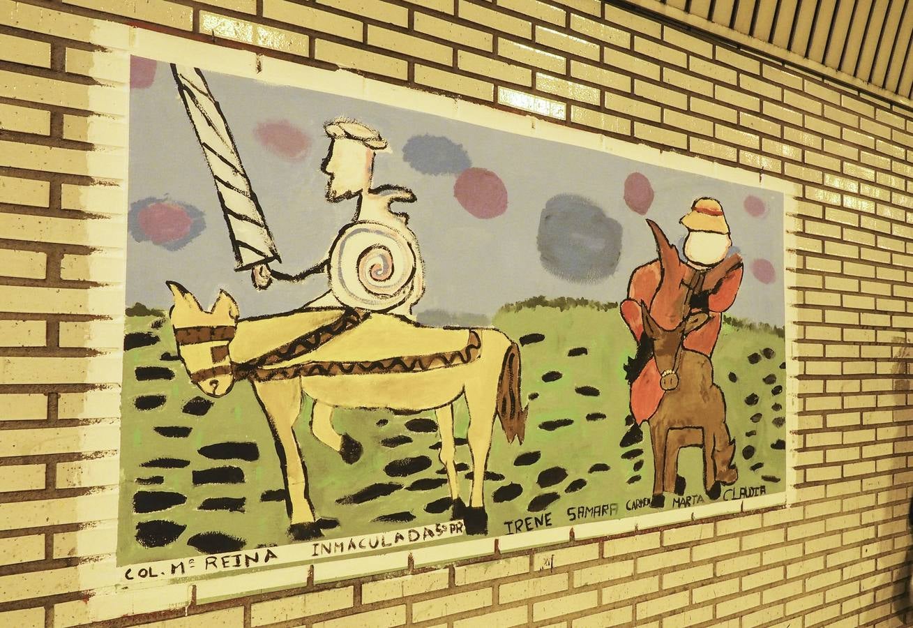Cervantes se cuela en el Pasaje de Peña