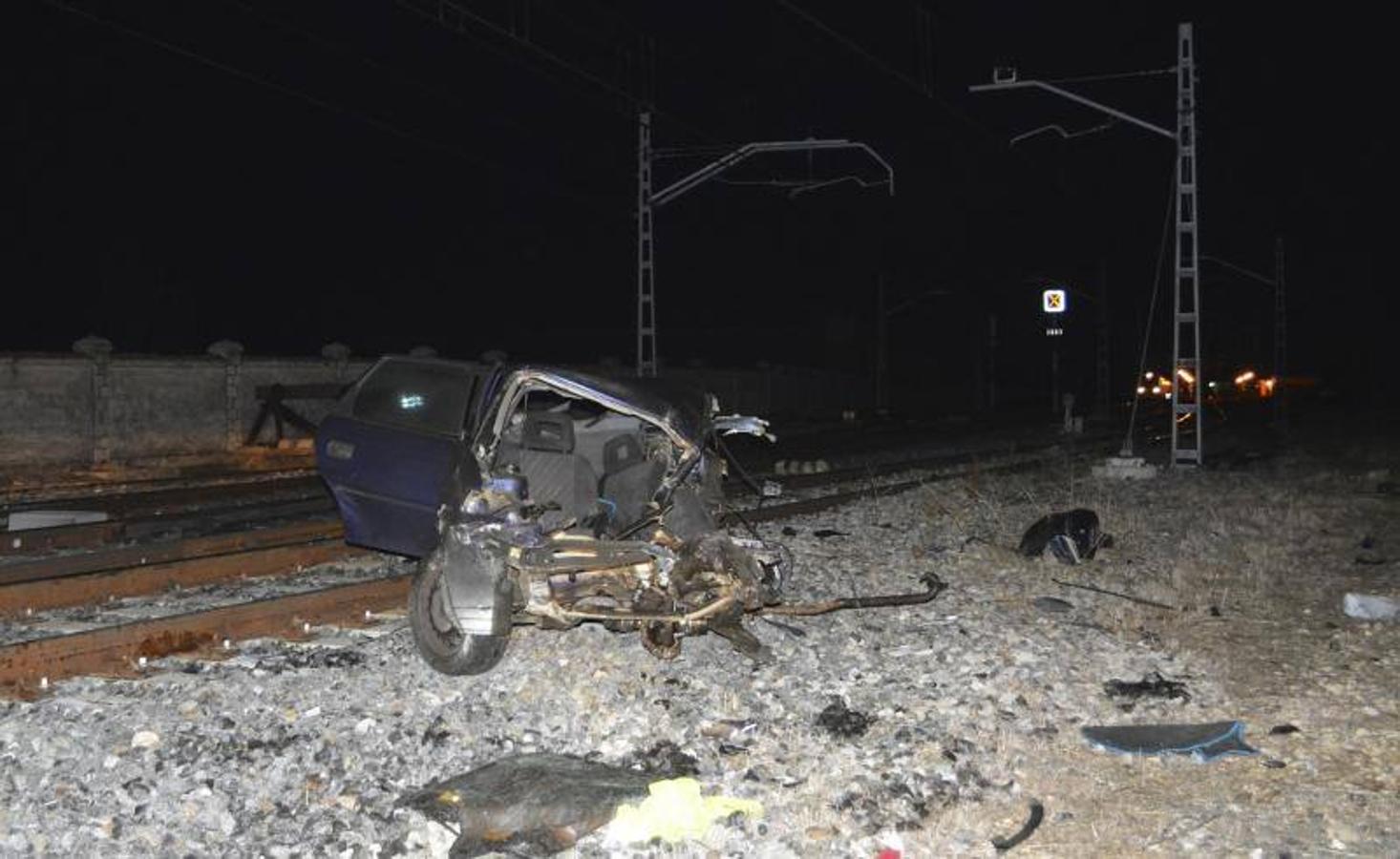 Dos jóvenes mueren arrollados por un tren en Palencia